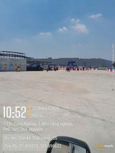 con kê bê tông công trình samsung thái nguyên