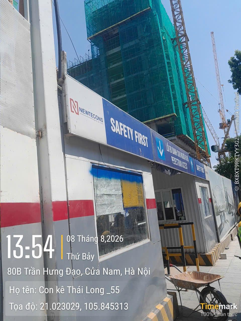 Con kê bê tông 25/30 Thái Long sử dụng tại công trình Hà Nội