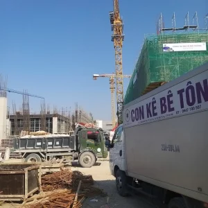 con kê bê tông sử dụng trong công trình thực tế