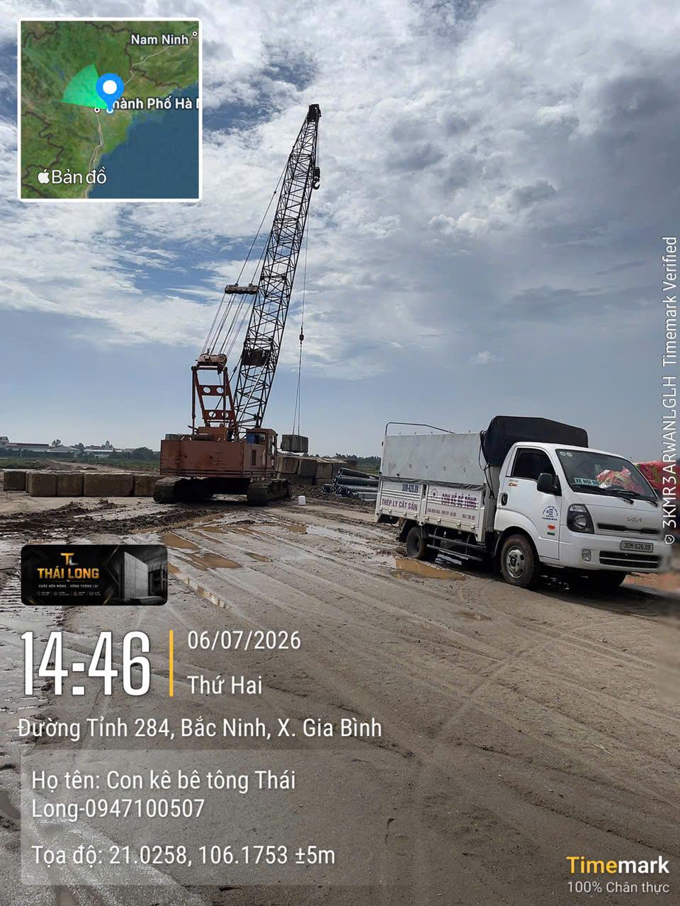 Con kê bê tông Thái Long đường sắt tốc độ cao Hà Nội Quảng Ninh D200