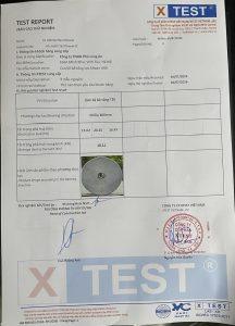Kiểm tra độ bền nén Con kê cọc khoan nhồi D200 - Con kê bê tông Thái Long của Phú Long An